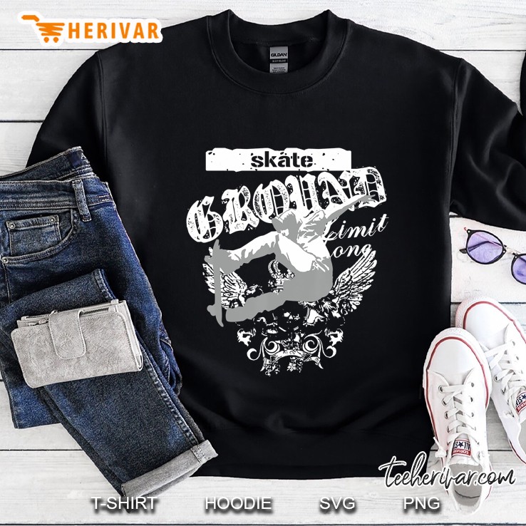 Skateboard Men Boys Top Skateboarding Skater Gifts Sweatshirt
