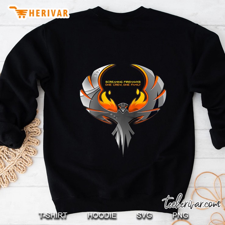 The Expanse Screaming Firehawks Raglan Baseball Tee Sweatshirt