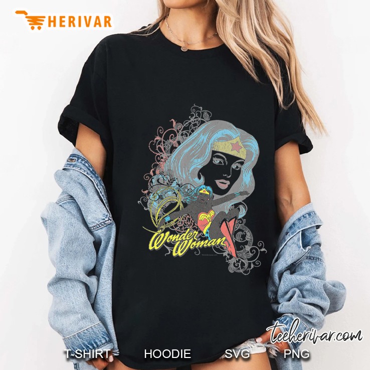 Wonder Woman Wonder Scroll Ladies Tee