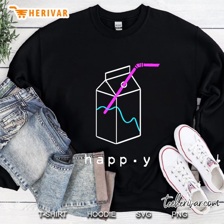 Happy - Aesthetic Vaporwave Sweatshirt