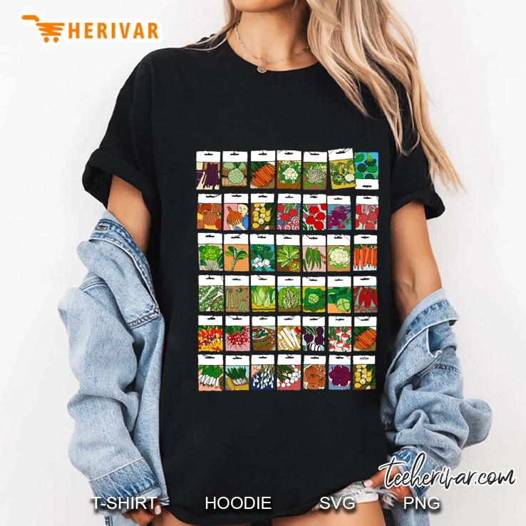 Veggie Seeds Pattern 1 Hoodie