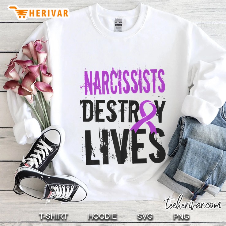 Domestic Abuse Violence Awareness Narcissism Narcissistic Premium Sweatshirt