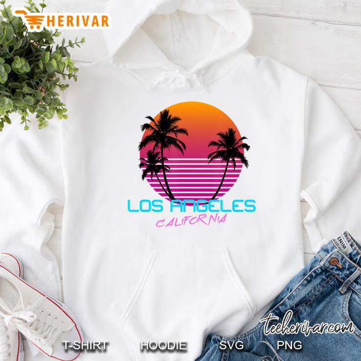 Los Angeles California Retro 80S Hoodie