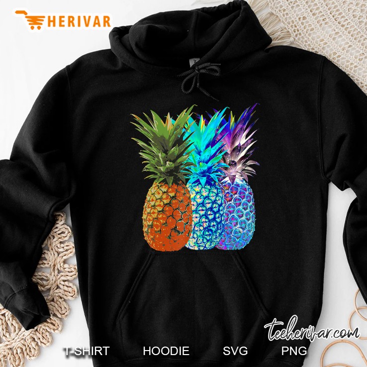 Edm Vaporwave Pineapple House Dance Rave Techno Music Hoodie