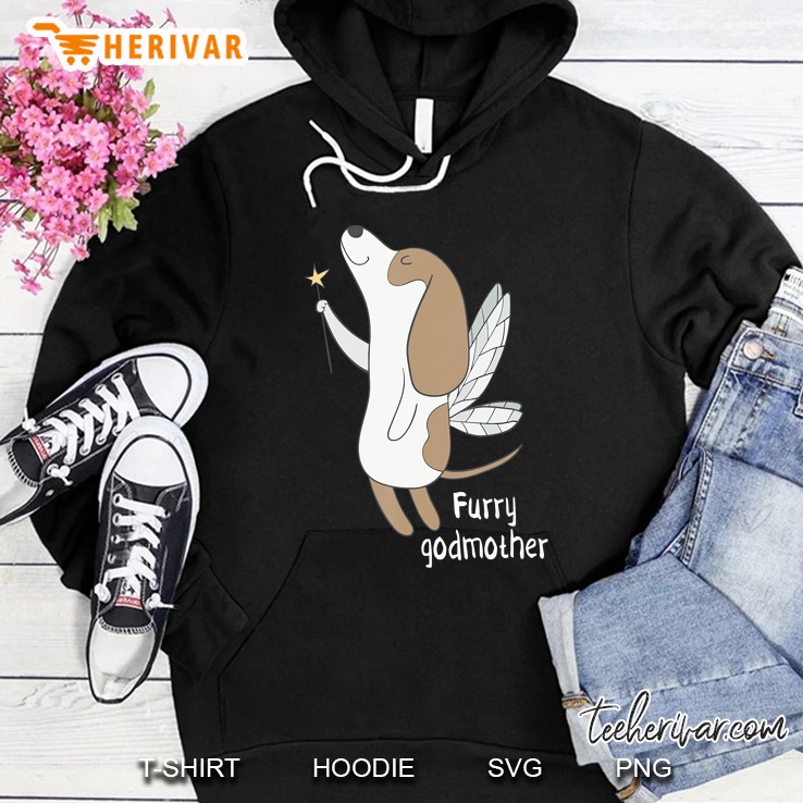 Furry Godmother Funny Cute Fairy Dog Lover Hoodie