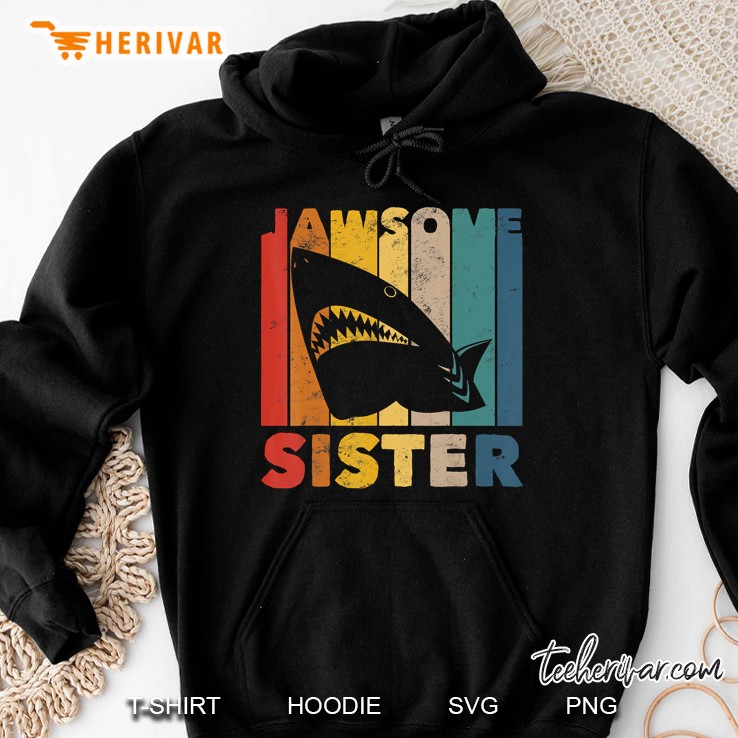 Jawsome Shirt Toddler Girls Cool Funny Sister Shark Costume Mugs