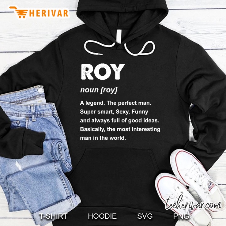 Mens Roy Name Gift Hoodie