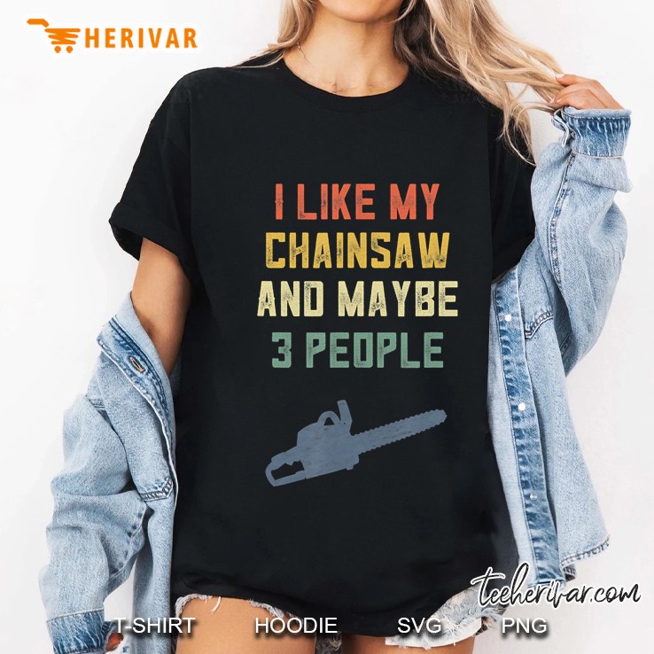 Retro Logging Gifts For Men Chainsaw Logger Gifts Arborist Ladies Tee