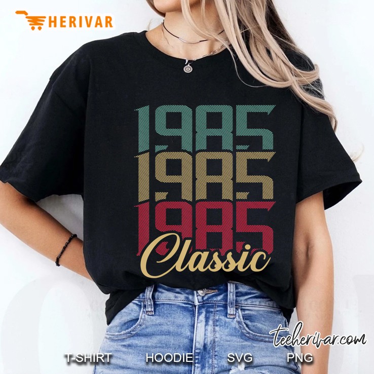 Vintage Retro Classic Year 1985 35 Years 35Th Birthday Gift Ladies Tee