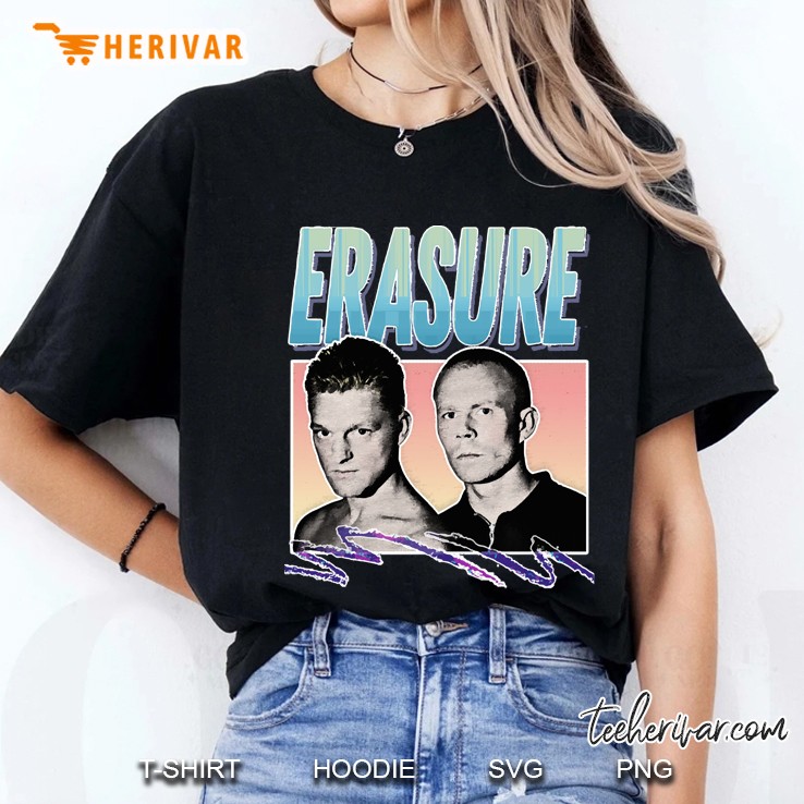 Erasure - 80S Styled Aesthetic Retro Design Ladies Tee