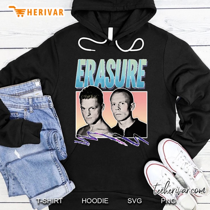 Erasure - 80S Styled Aesthetic Retro Design Hoodie