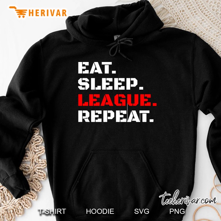 Eat Sleep League Repea Hoodie