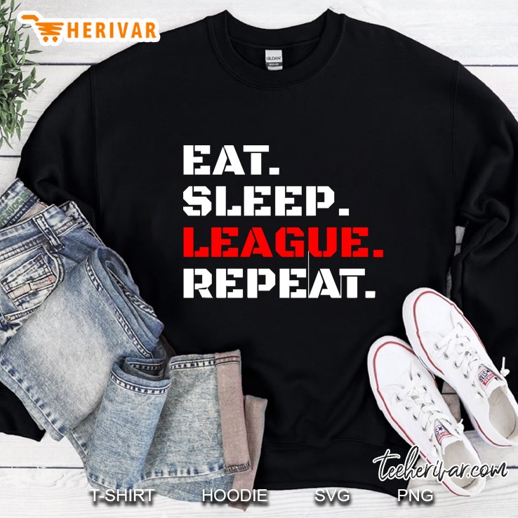 Eat Sleep League Repea Sweatshirt