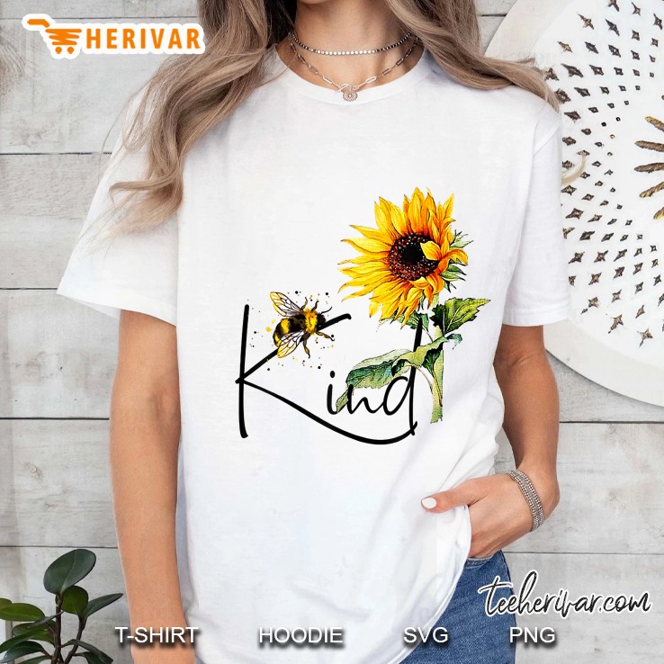 Sunflower Bee Kind Ladies Tee