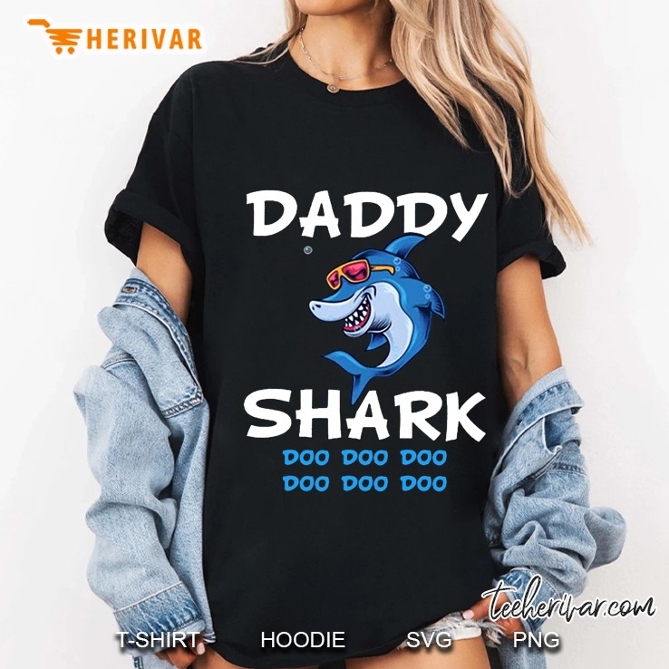 Daddy Shark Doo Doo Doo Ladies Tee