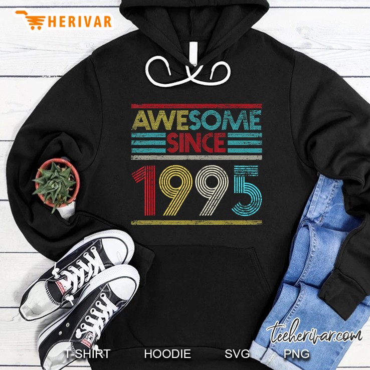 25Th Birthday Gifts - Awesome Since 1995 Hoodie