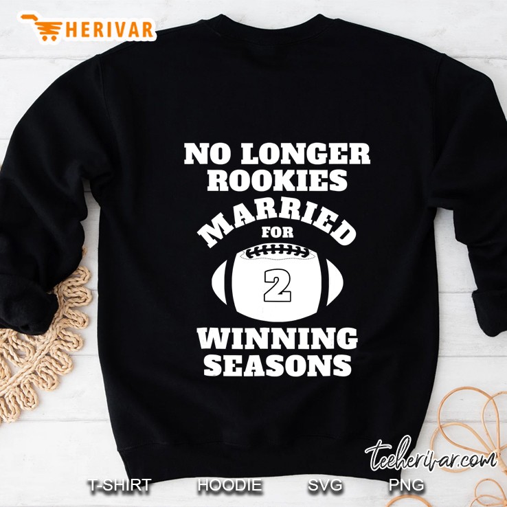 2Nd Wedding Anniversary Gift Football Him Husband Her Shirt Sweatshirt