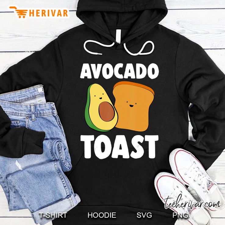 Cute Avocado Lover Gift Avocado Toast Novelty Hoodie