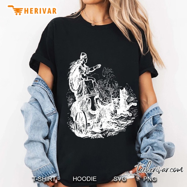 Freyja Norse Mythology Vanir Goddess Viking Tee Ladies Tee