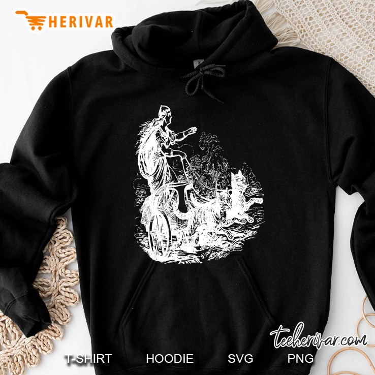 Freyja Norse Mythology Vanir Goddess Viking Tee Hoodie