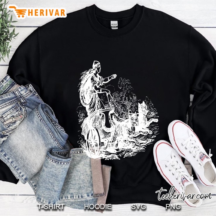 Freyja Norse Mythology Vanir Goddess Viking Tee Sweatshirt