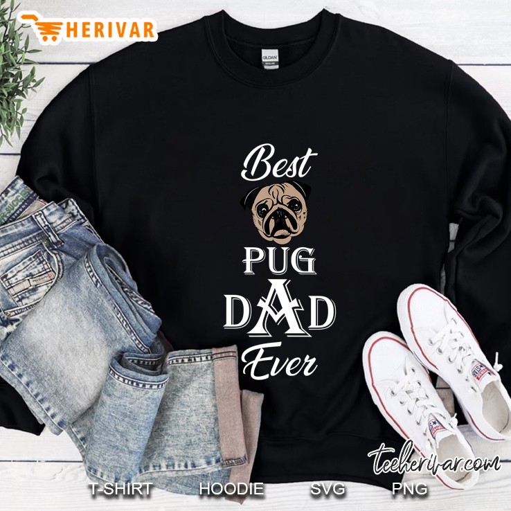 Mens Best Pug Dad Ever Father's Day Gift For Pug Lovers Mugs