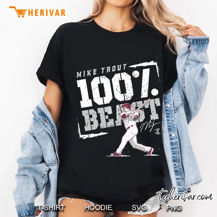 Mike Trout 100 Beast - Apparel Ladies Tee