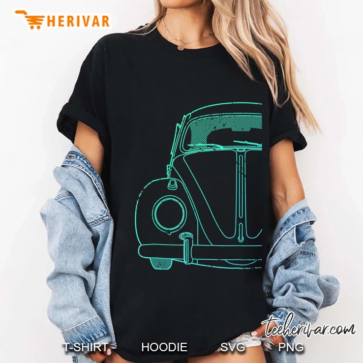 Roughed Modified Classic Beetle Hoodie