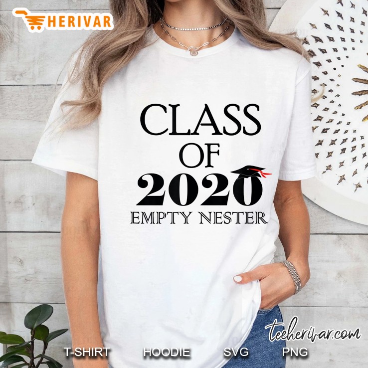 Class Of 2020 Empty Nester Graduation Cap Ladies Tee