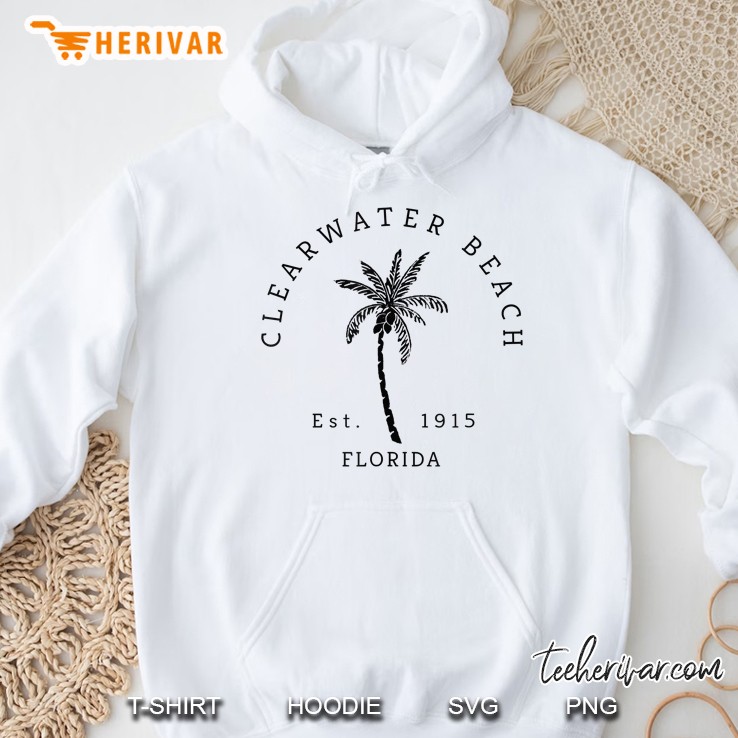 Retro Cool Clearwater Beach Original Florida Beaches Hoodie