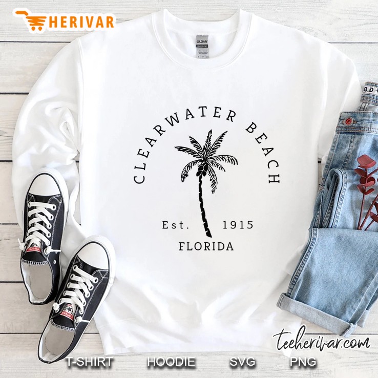 Retro Cool Clearwater Beach Original Florida Beaches Sweatshirt