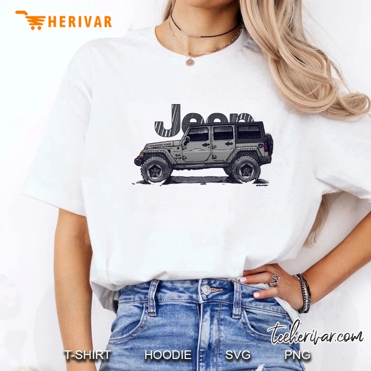 4Dr Jl Unlimited - Sting-Grey Ladies Tee