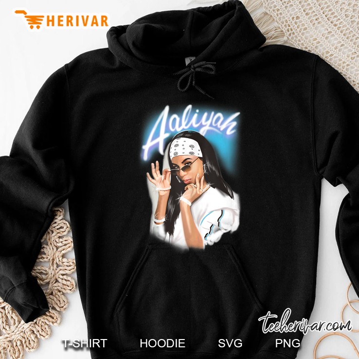 Aaliyah Airbrush Bandana Photo Tank Top Hoodie