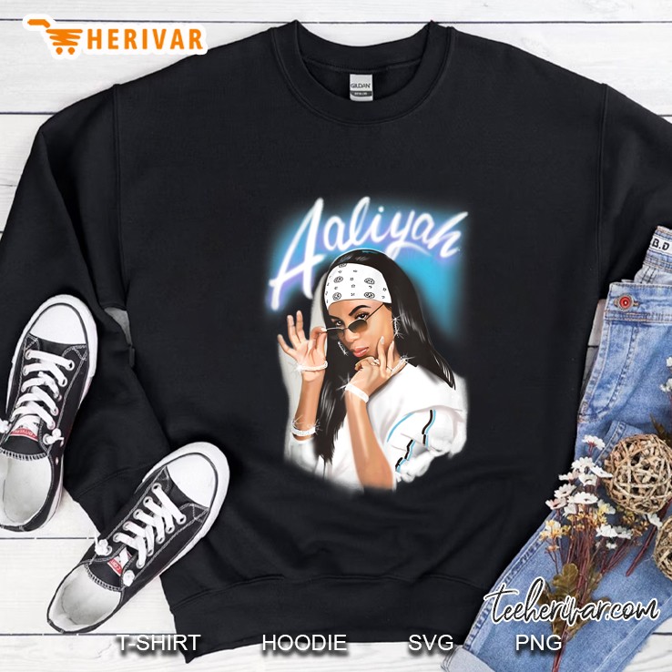 Aaliyah Airbrush Bandana Photo Tank Top Sweatshirt