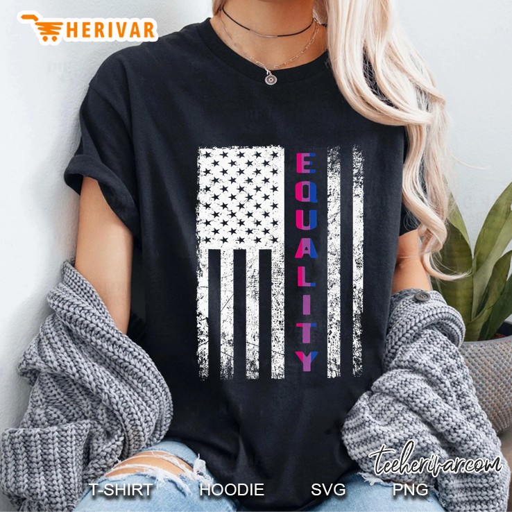 Bisexual Equality - Bisexual Pride Bi Outfit Bisexuality Ladies Tee