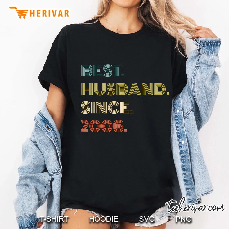 Mens 14Th Wedding Anniversary Gift Best Husband Since 2006 Ladies Tee