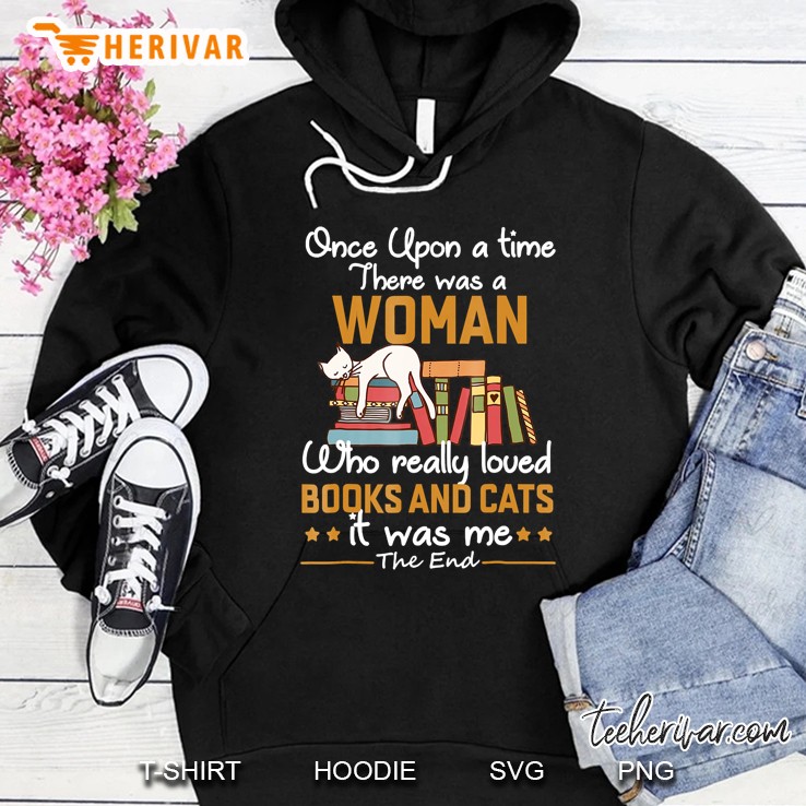 Once Upon A Time There Was Woman Who Really Loved Books Cats Mugs