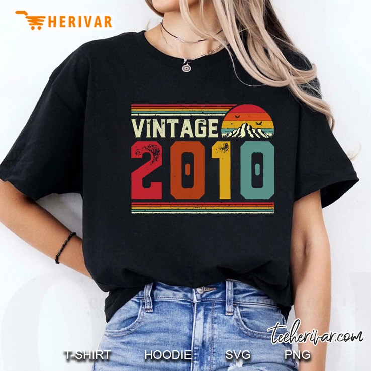 2010 Vintage Birthday Gift Retro Style Ladies Tee