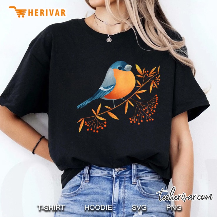 Bullfinch Illustration Hoodie