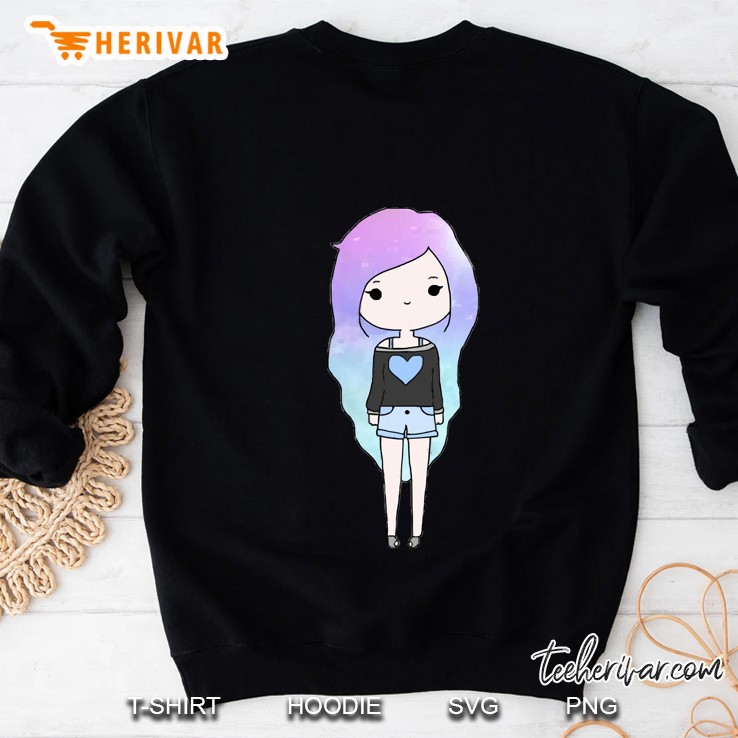 Cute Girl Beautiful Print Sweatshirt
