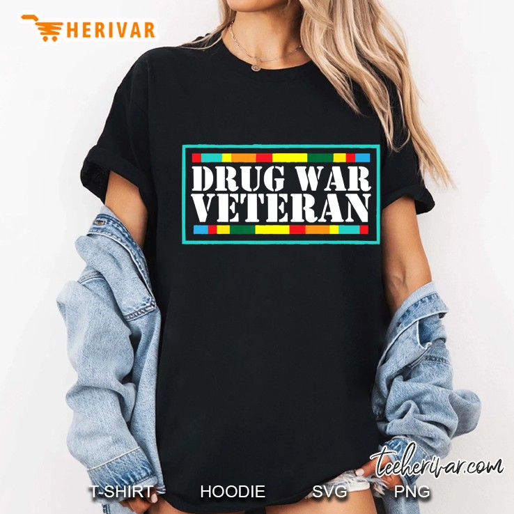 Drug War Veteran War On Drugs Tshirt Ladies Tee