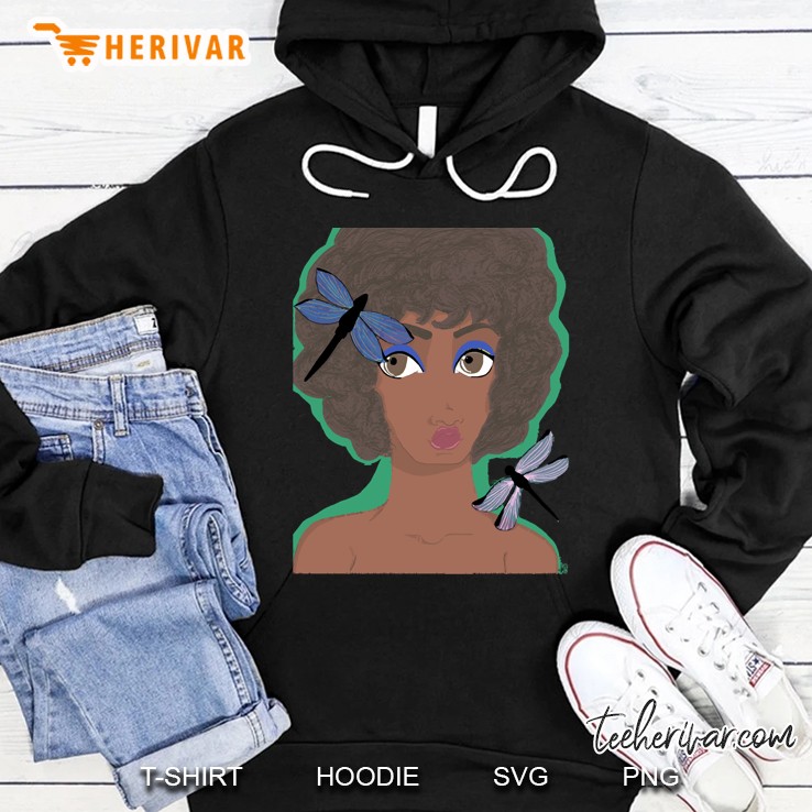 Girl With The Dragonflies Hoodie