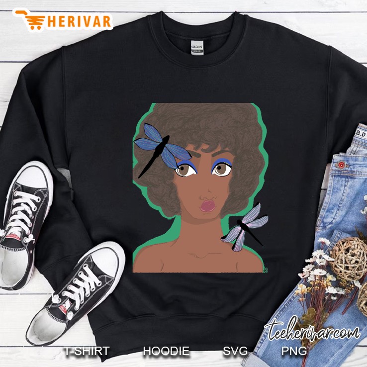 Girl With The Dragonflies Sweatshirt