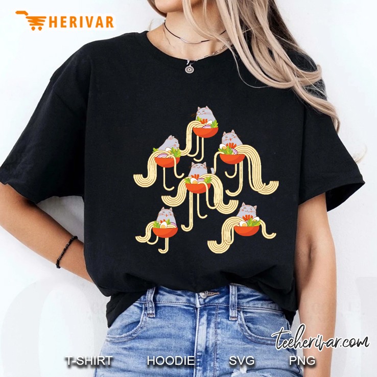 The Grey Kittens, A Bowl Of Noodles And Spices. Ladies Tee