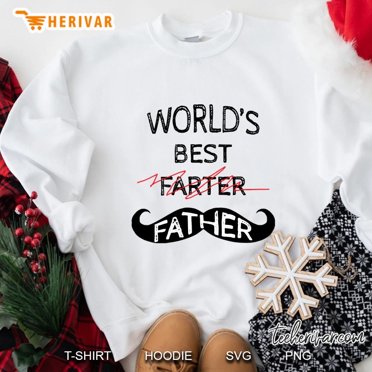 Worlds Best Farter Gift For Father Printed Father