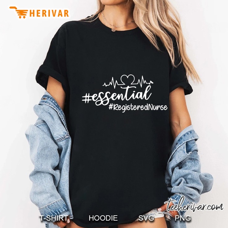 #Essential #RegisteredNurse Heartbeat Version Ladies Tee