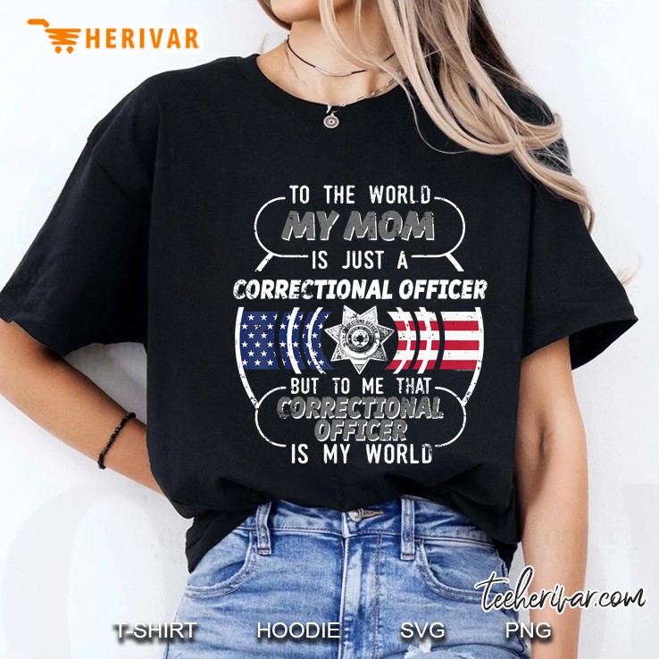 My Mom Correctional Officer Shirt Corrections Officer Ladies Tee