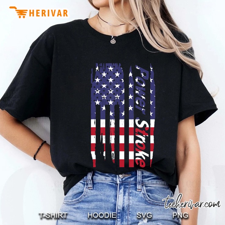 Power Stroke American Flag Hoodie