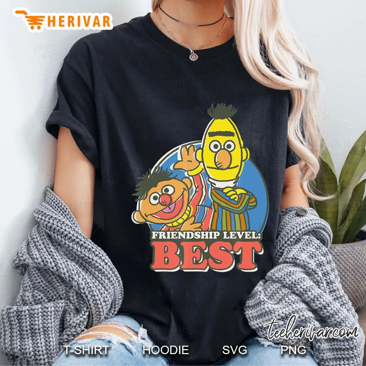 Sesame Street Bert & Ernie Friendship Level Best Ladies Tee