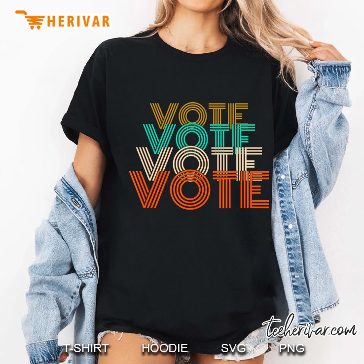 Vintage Midterm Elections Vote Men Women Mid Term Ladies Tee